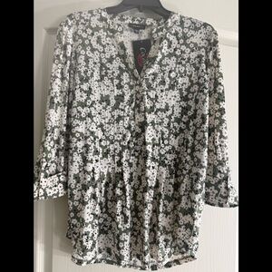 3/4 sleeve blouse